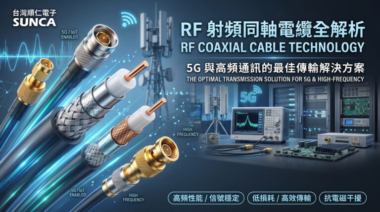 【技術專欄】RF 射頻同軸電纜全解析：5G 與高頻通訊的最佳傳輸解決方案