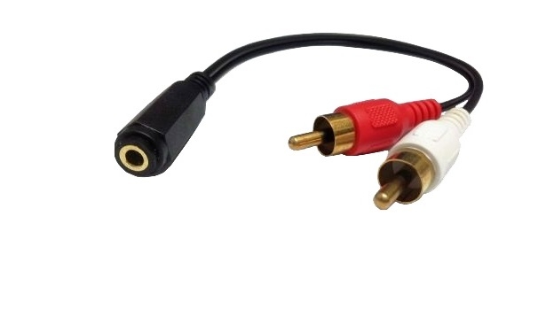 RCA 線材 – 音源公頭 轉 2 x RCA 公頭