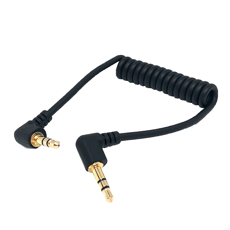 音源線 – 3.5mm 90度接頭 接 3.5mm 90度接頭