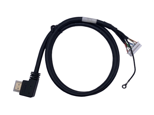 HDMI 90度公頭 轉 PHD2.0 2×10 Pin + 3.2 圓端