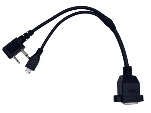 客製化線材 – RJ45 8P8C 母頭 轉 2.5mm 2 Pin + 3.5mm 2 Pin + Micro USB B